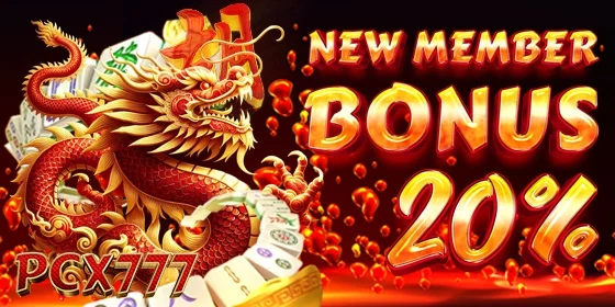 new member bonus 20%